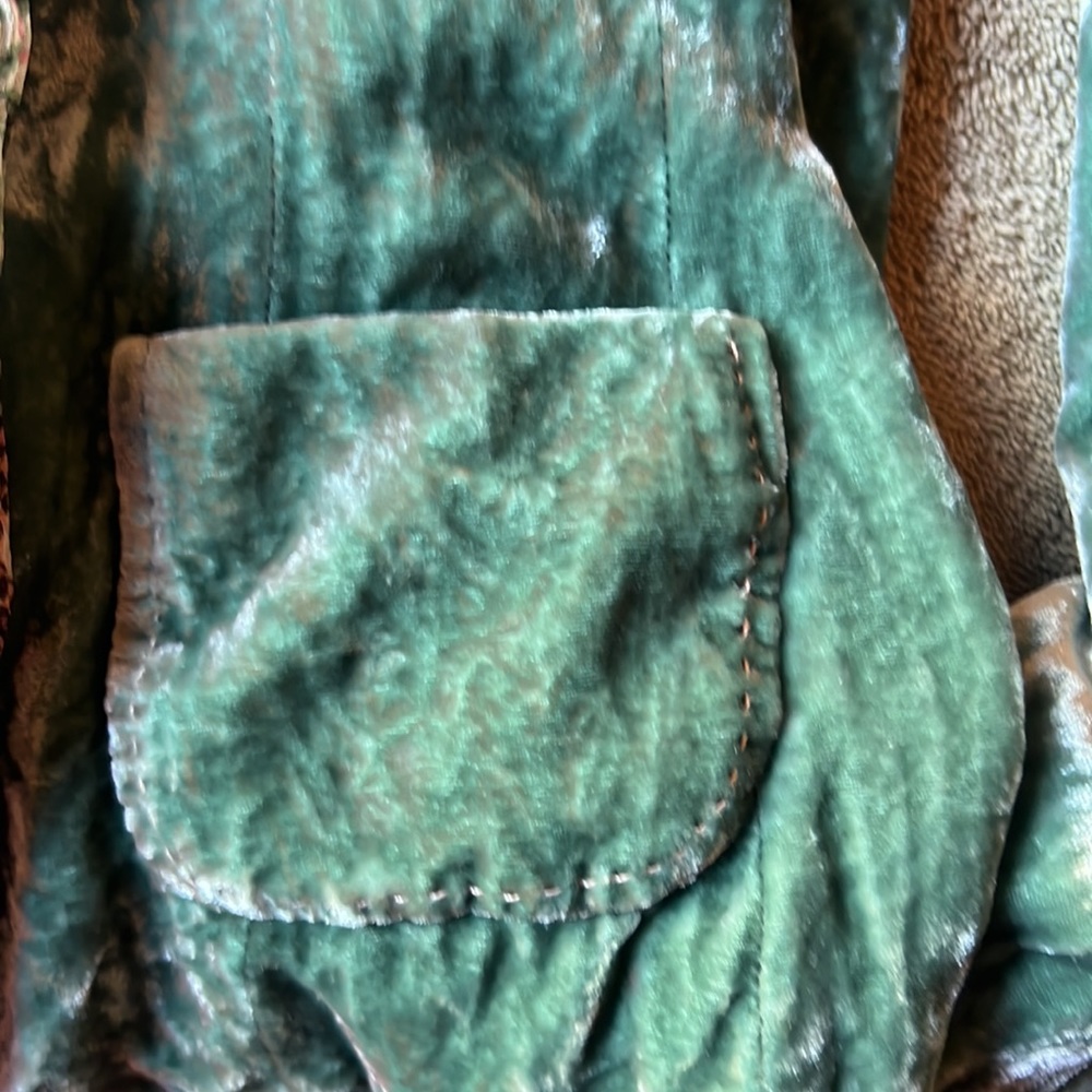 Elie Tahari fitted jacket beautiful soft Velvet fully lined classy Boho  sz S - Picture 7 of 11